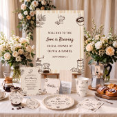 Serviette En Papier L'amour est en train de préparer le café Moka Pot