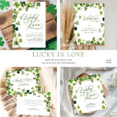 Bridal Shower Greenery Shamrock Welcome Sign