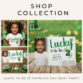 Carte De Remerciements St Patrick's Day 4 Leaf Clover Shamrock