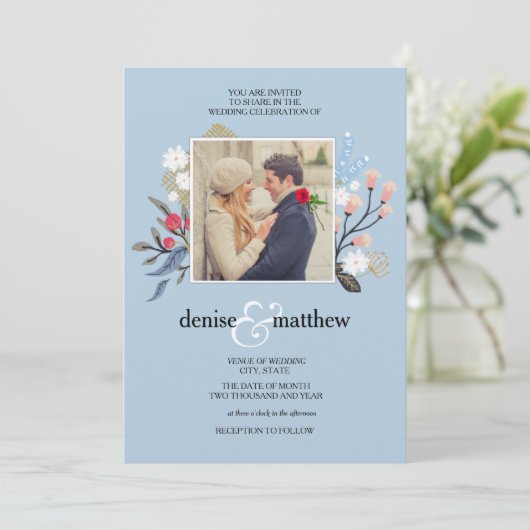 Collection ludique en bleu d'Omphalodes Invitation (Debout devant)