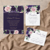 Sticker Rond Fleurs luxuriantes | Rose violet et rose Enregistr (Personnalisez la collection de ce créateur indépendant. )