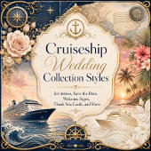 Invitation Luxe Navy Or Anchor Naud Mariage
