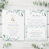 Luxe Floral Couples Shower Kaart (Personaliseer de collectie van deze zelfstandige maker.)