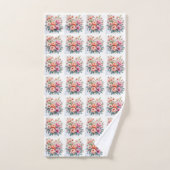 Collection Luxueuse de Fleurs Sauvages Modernes (Serviette à main)