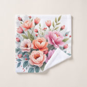 Collection Luxueuse de Fleurs Sauvages Modernes (Gant de toilette)