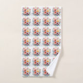 Collection Luxueuse de Fleurs Sauvages Tendance (Serviette à main)