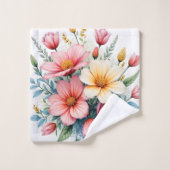 Collection Luxueuse de Fleurs Sauvages Tendance (Gant de toilette)