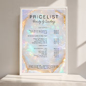 Carte Certificat Cadeau Code QR Logo Opale Luxe