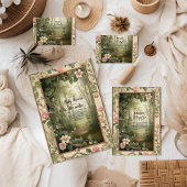 Serviette En Papier Baby shower de la Forêt Florale Magique