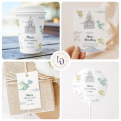 Gobelets En Papier Magical Castle Cute Dragons Kids Birthday