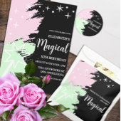 Invitations En Acrylique Magical Birthday