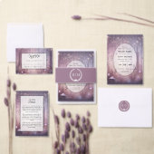 Invitation Magic Lavender Fairy Lights (Personnalisez la collection de ce créateur indépendant.)