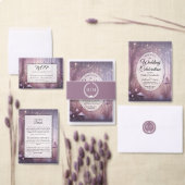 Cartons Réponse Mariage Lavande magique Fairy Lights (Personnalisez la collection de ce créateur indépendant.)