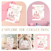 Magique rose princesse bébé fille Merci