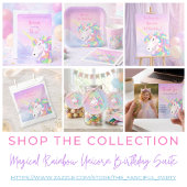 Impression Photo Pastel Rainbow Magical Unicorn Welcome Sign