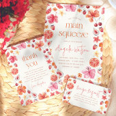 Papier Budget de la douche de nuptiale Main Squeeze Citru