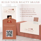 Custom Elegant Modern Makeup Artist  Schort