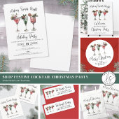 Serviette En Papier Festive Christmas Party Cocktail