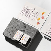 T-shirt Baby shower d'automne Maple Feuille