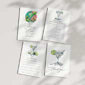 Invitation de Fiançailles Classieuse Margs & Matri