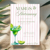 Assiettes En Carton Margs & Matrimony Lime Margarita Bridal Shower
