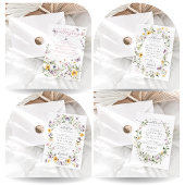 Serviette En Papier Baby shower papillon Fleur sauvage