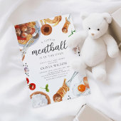 Serviette En Papier Meatball Baby shower italien