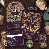 Menu Plat Mariage Eggplant Royal Medieval