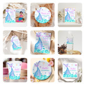Invitation Splish Splash Mermaid 6e fête d'anniversaire Photo