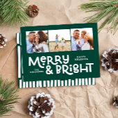 Moderne, minimale typografie 2 met kerstmis bier onderzetter