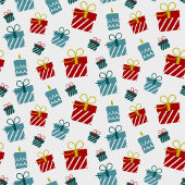 Ornement Carré Argenté Joyeux Noël & Nouvel An cadeau arrière - plan moti