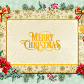 Ornement En Métal Joyeux Noël et Joyeux Nouvel An par amour