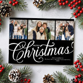 Kerstmis Script Sage Groen Cadeaulabel