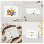 Badge Graduation Gold Faux Foil Élégant