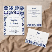 Cartes de sauvegarde de date en carreaux de Talave (Personnalisez la collection de ce créateur indépendant. )