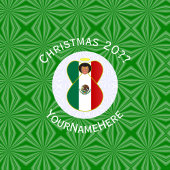 T-shirt Drapeau de Noël Angel mexicain Personnalisé Hommes