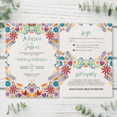 Save The Date Fleurs Nuestra Boda mexicaines Mariage botanique (Personnalisez la collection de ce créateur indépendant.)