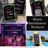 Miami Bachelorette Party Weekend Stickers