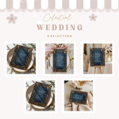 Save The Date Midnight Celestial Baroque Wedding