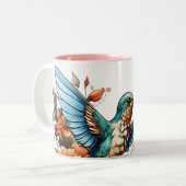 Collection mignonne de colibris de Mug de café à d (Devant gauche)