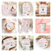 Serviette En Papier Milk et biscuits Fille Premier anniversaire Fête