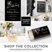 Fifty and Fabulous Script Birthday Party