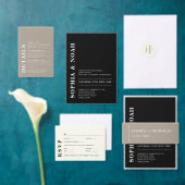 Minimale moderne QR-code Elegante bruiloft Bedankkaart (Personaliseer de collectie van deze zelfstandige maker.)