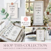 Carte D'accompagnement Détails de mariage coquette noir et blanc minimali