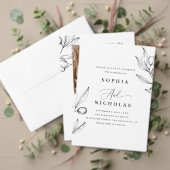 Save The Date Mariage noir et blanc | Photo italienne (Personnalisez la collection de ce créateur indépendant. Test)