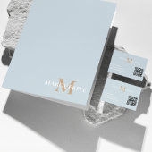 Bloc-note Nom personnalisé Monogramme