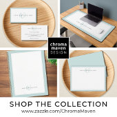 Modern Chartreuse Witte Script Monogram Zwarte Inkt Pen