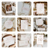 Bandeau De Faire-part Mariage botanique rustique simple