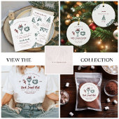 Serviette En Papier Mistletoe et Margaritas | Bachelorette de Noël