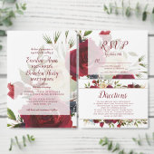 Cravate Mistletoe Manor Mariage d'eau rouge (Personnalisez la collection de ce créateur indépendant.)